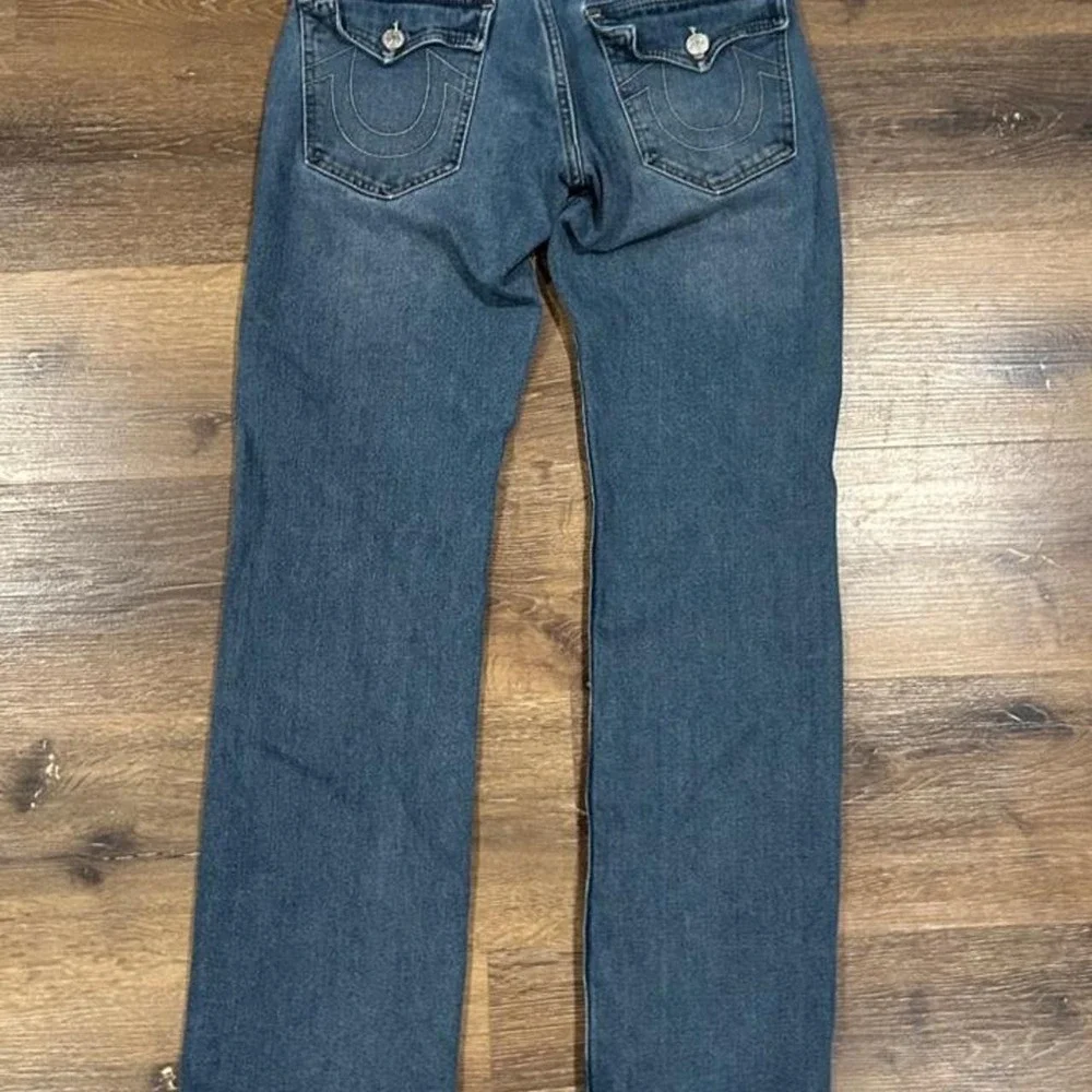 True Religion Ricky Relaxed Straight blue jeans 30x3